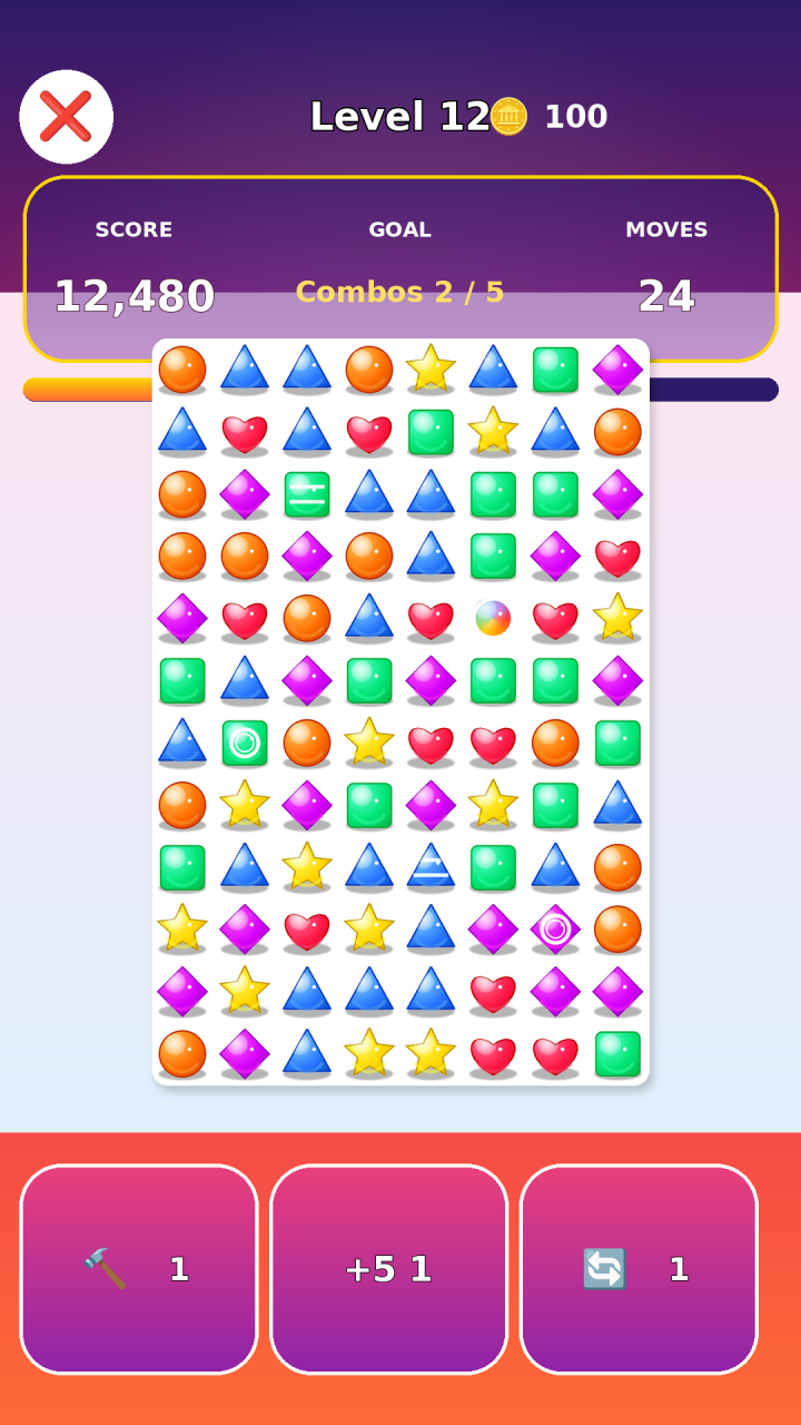Sweet Crush Saga screenshot 2