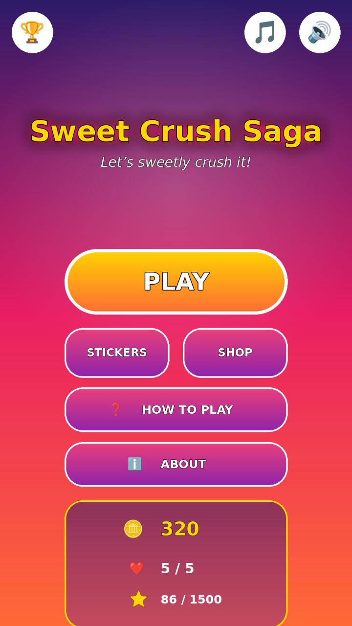 Sweet Crush Saga screenshot 8