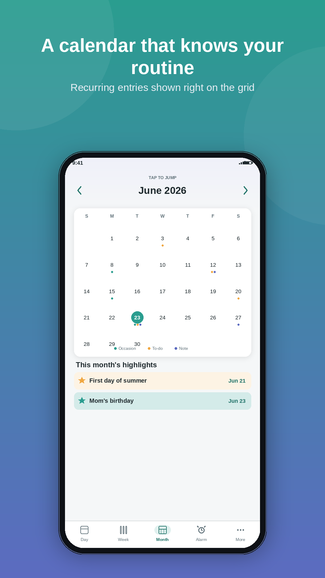 DayLeaf: Planner & Alarm screenshot