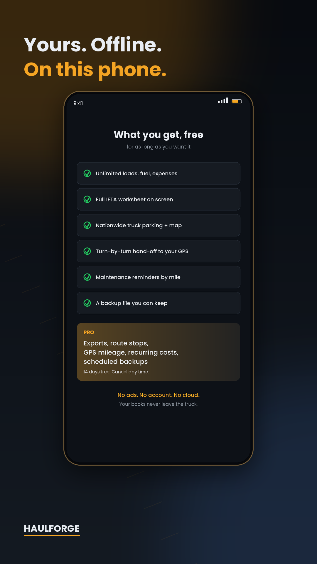 Haulforge: Owner Operator IFTA screenshot
