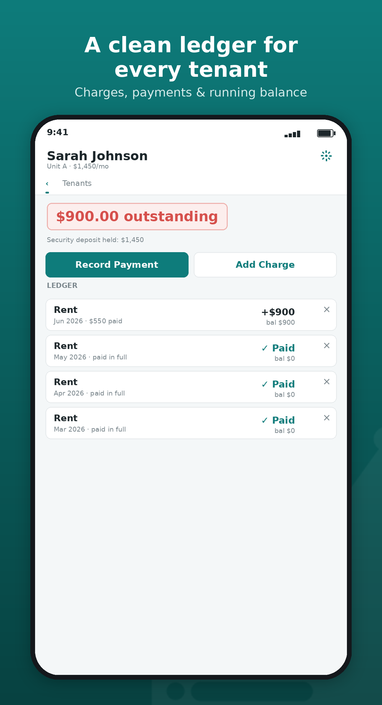 Ledgerlord: Landlord Books screenshot