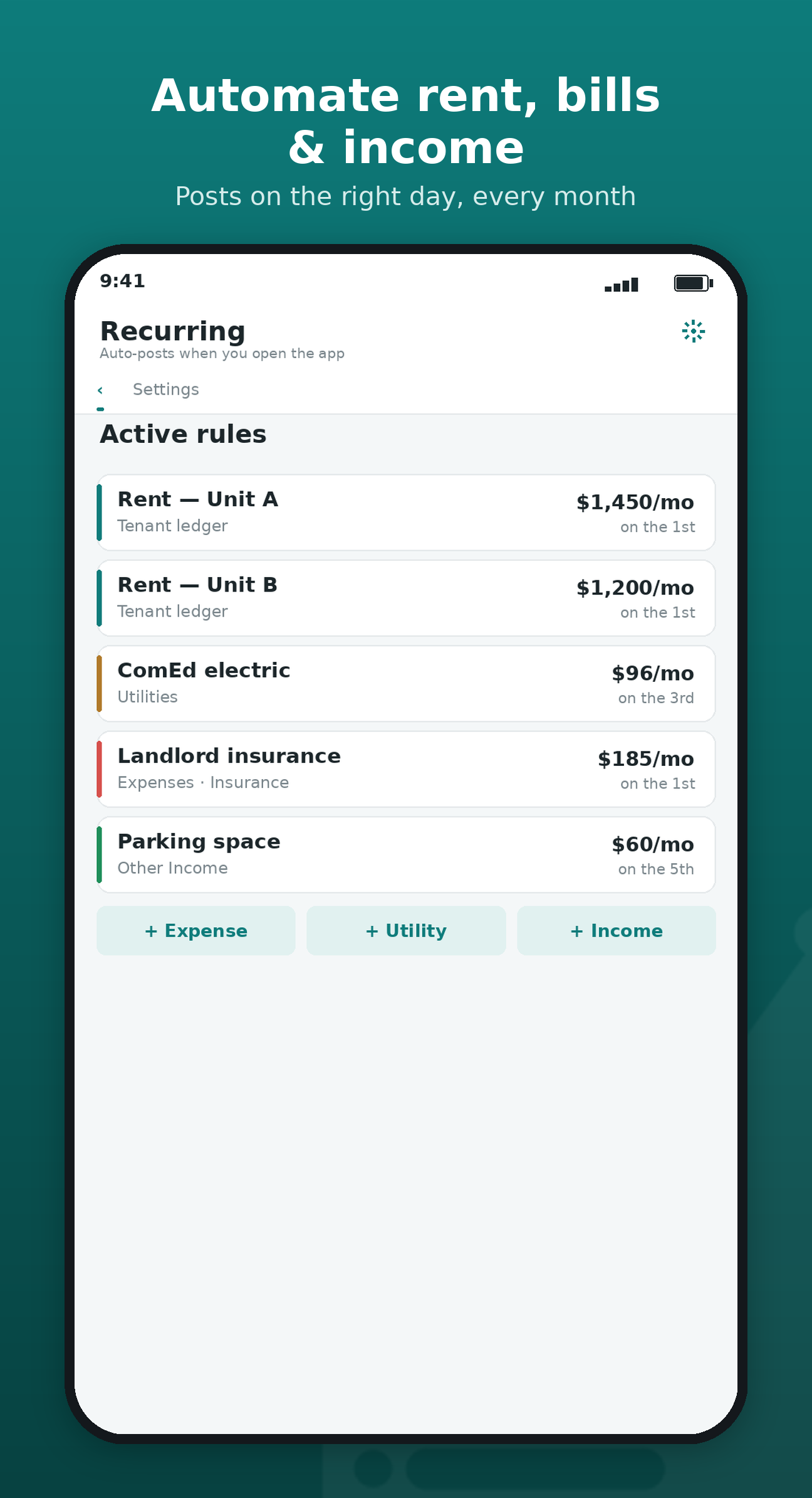 Ledgerlord: Landlord Books screenshot