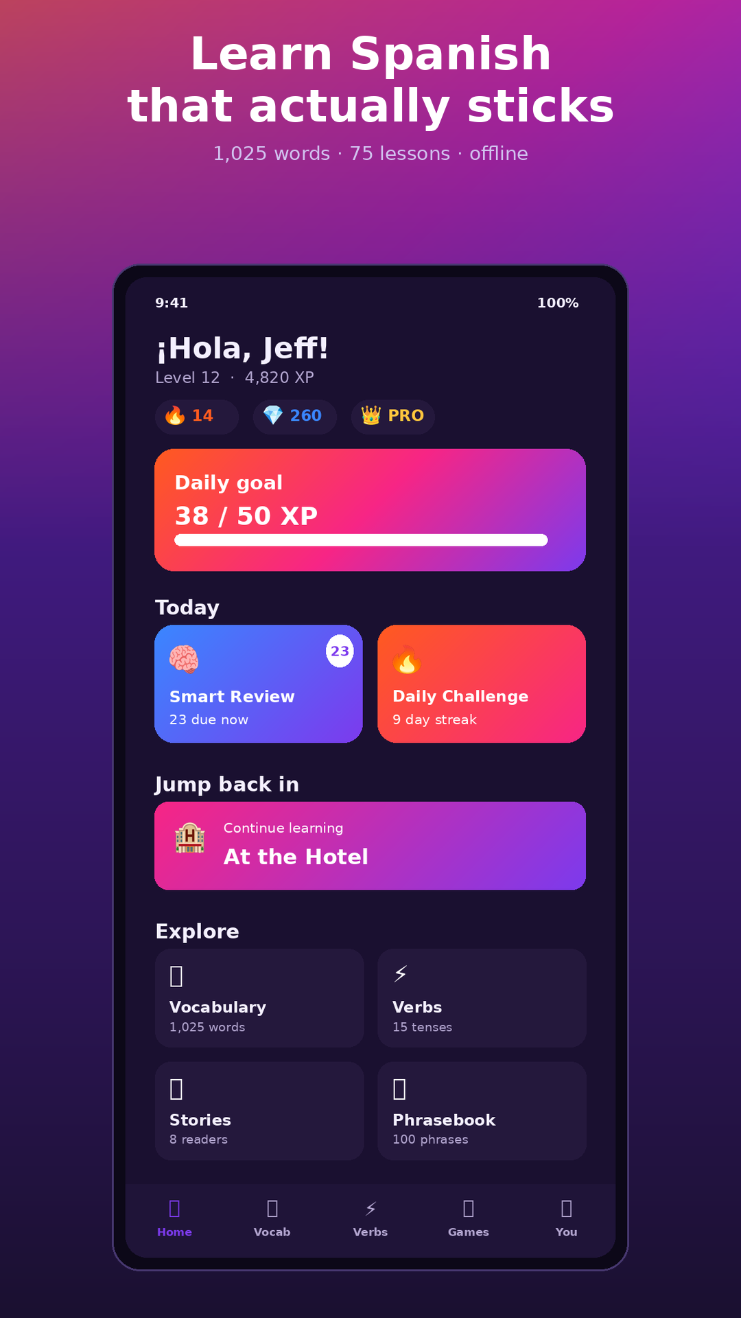 Lingoforge: Learn Spanish screenshot