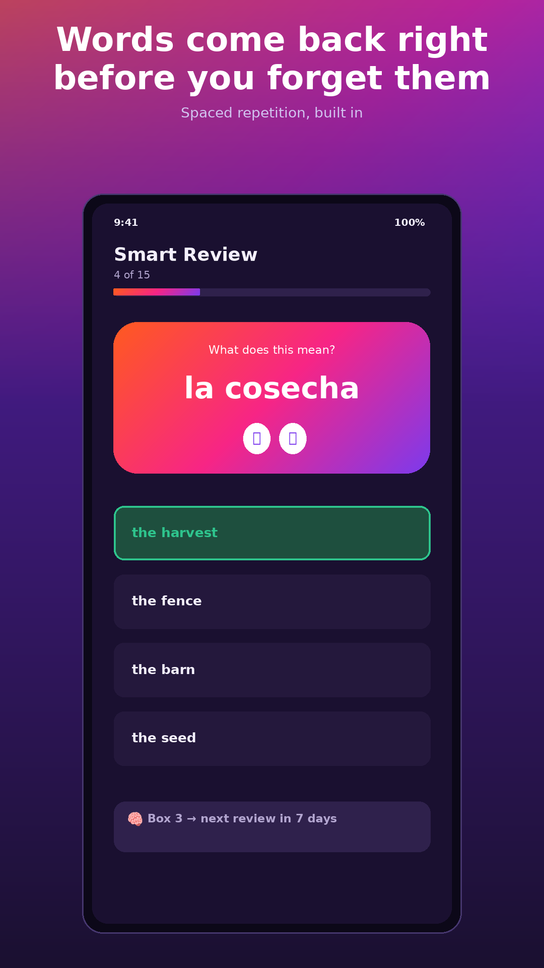 Lingoforge: Learn Spanish screenshot