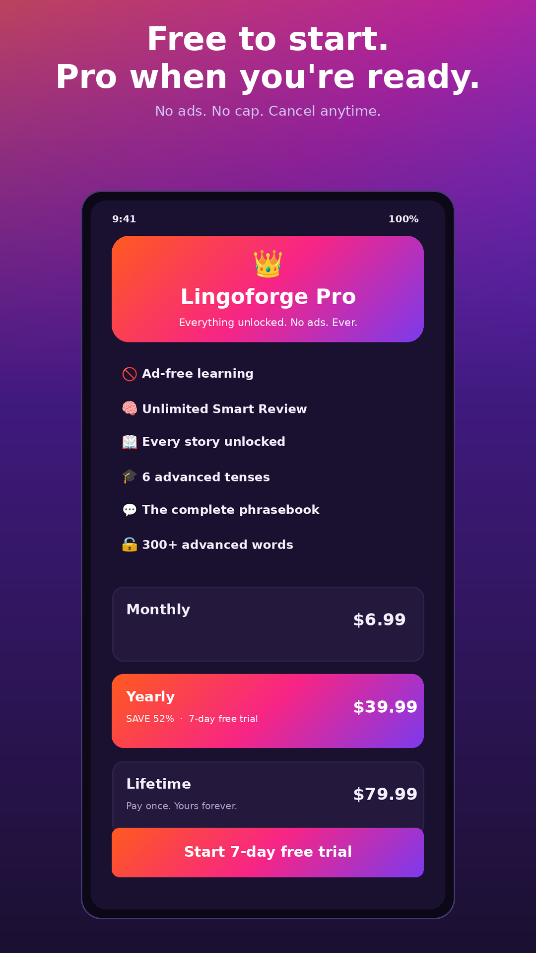Lingoforge: Learn Spanish screenshot