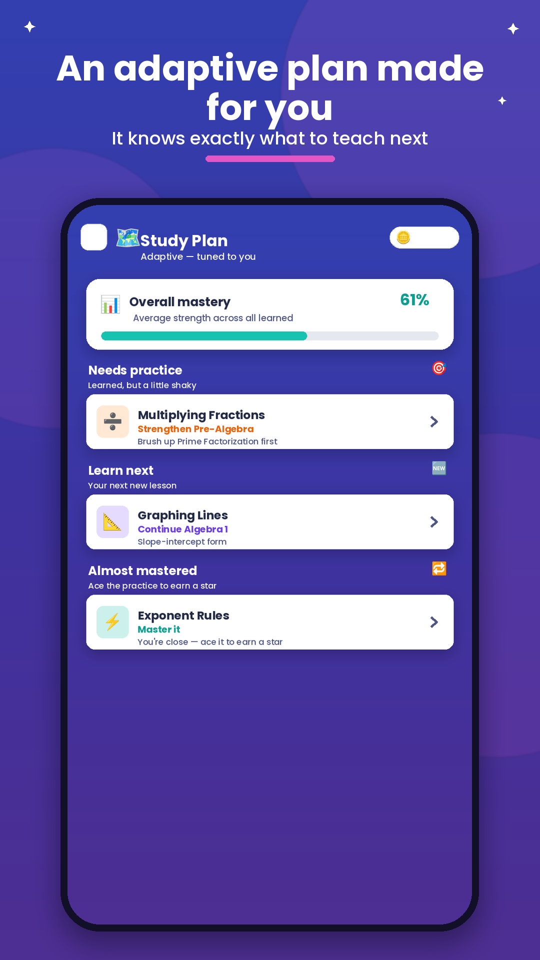 Mathlings: Advance to Algebra screenshot