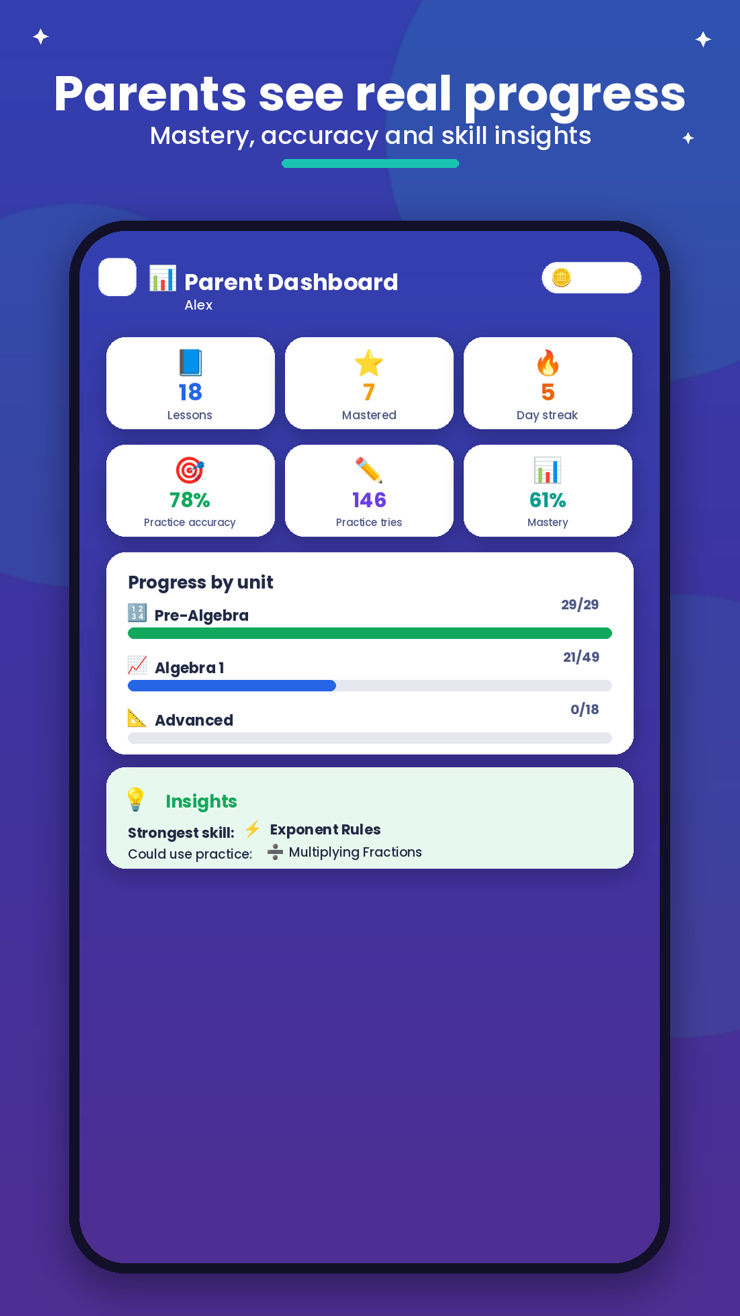 Mathlings: Advance to Algebra screenshot