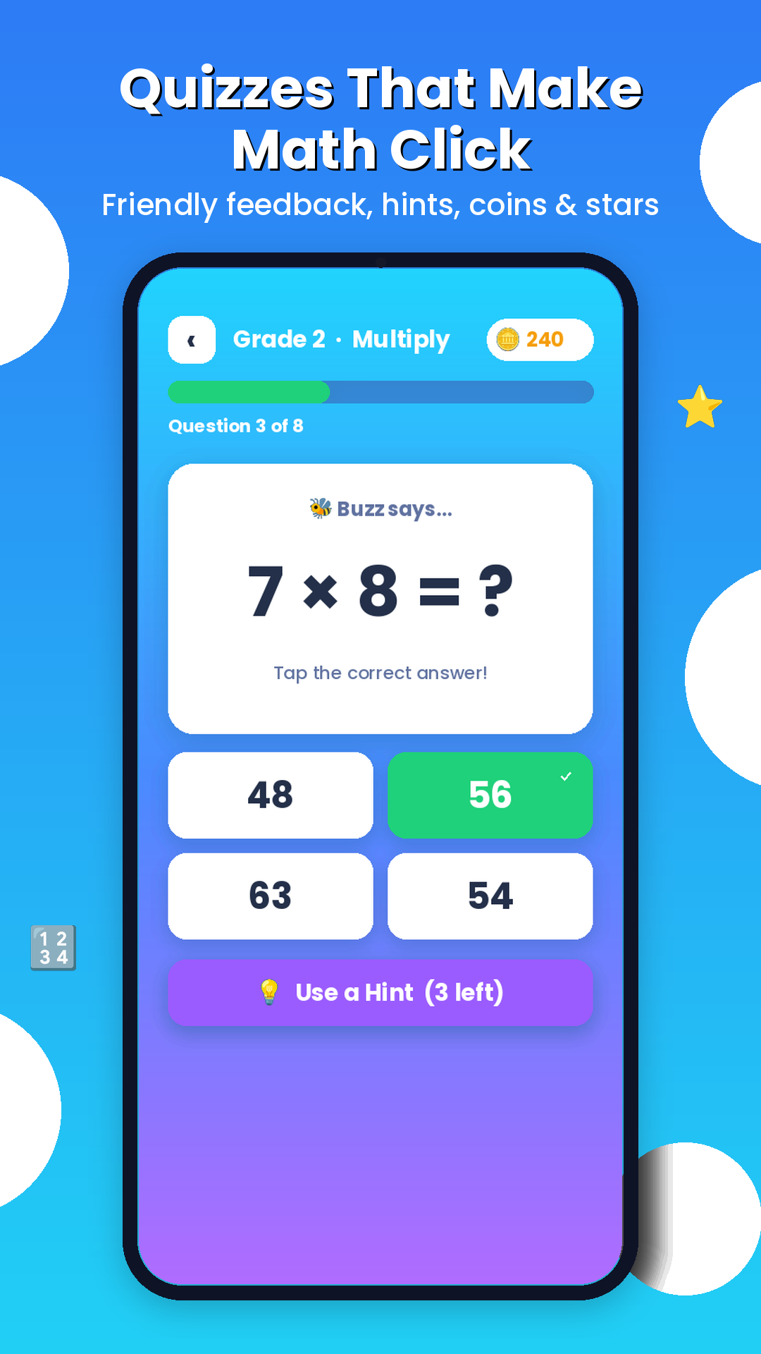 Mathlings: Math Quiz Adventure screenshot
