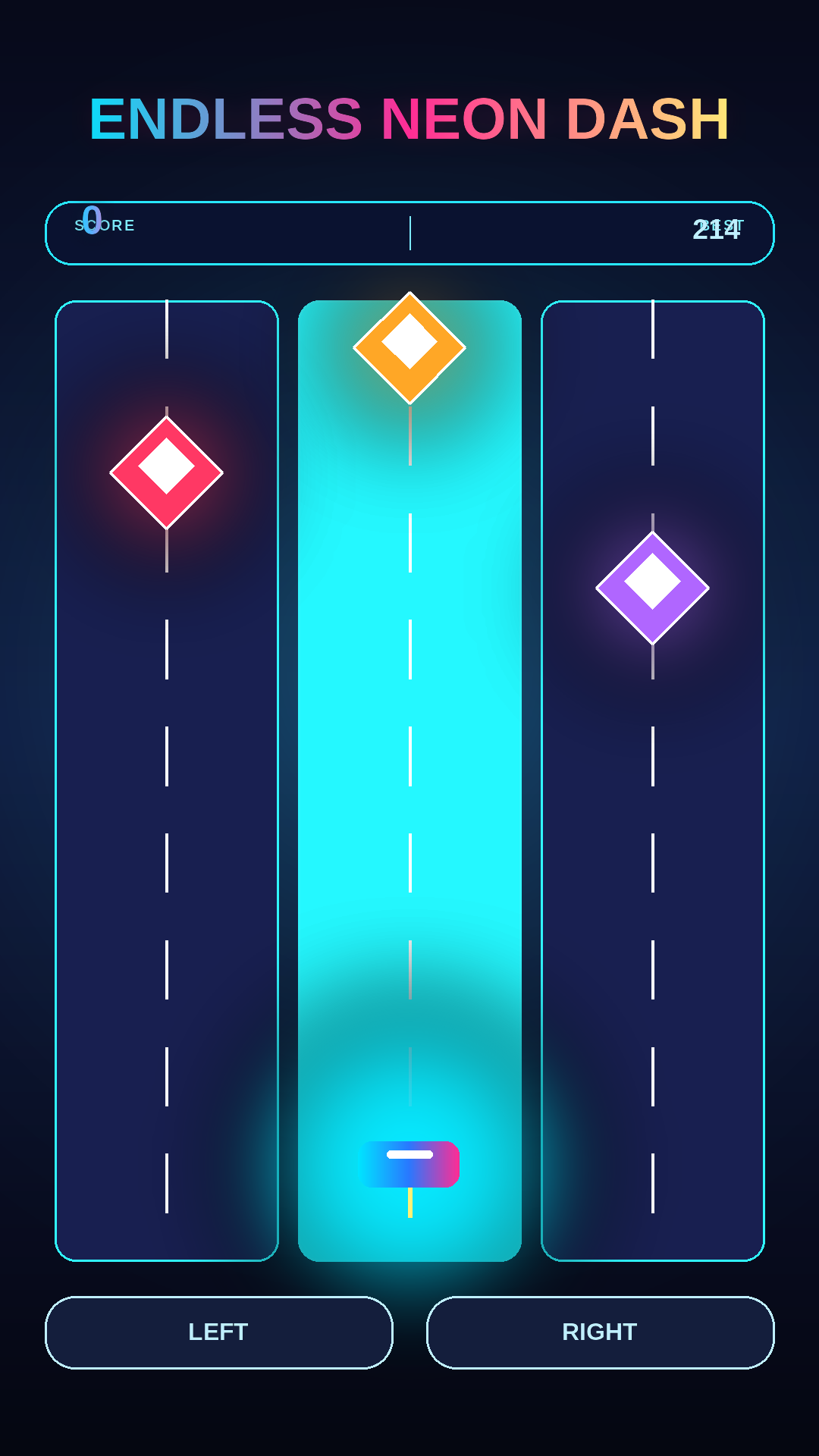 Prism Dash: Neon Dodge screenshot