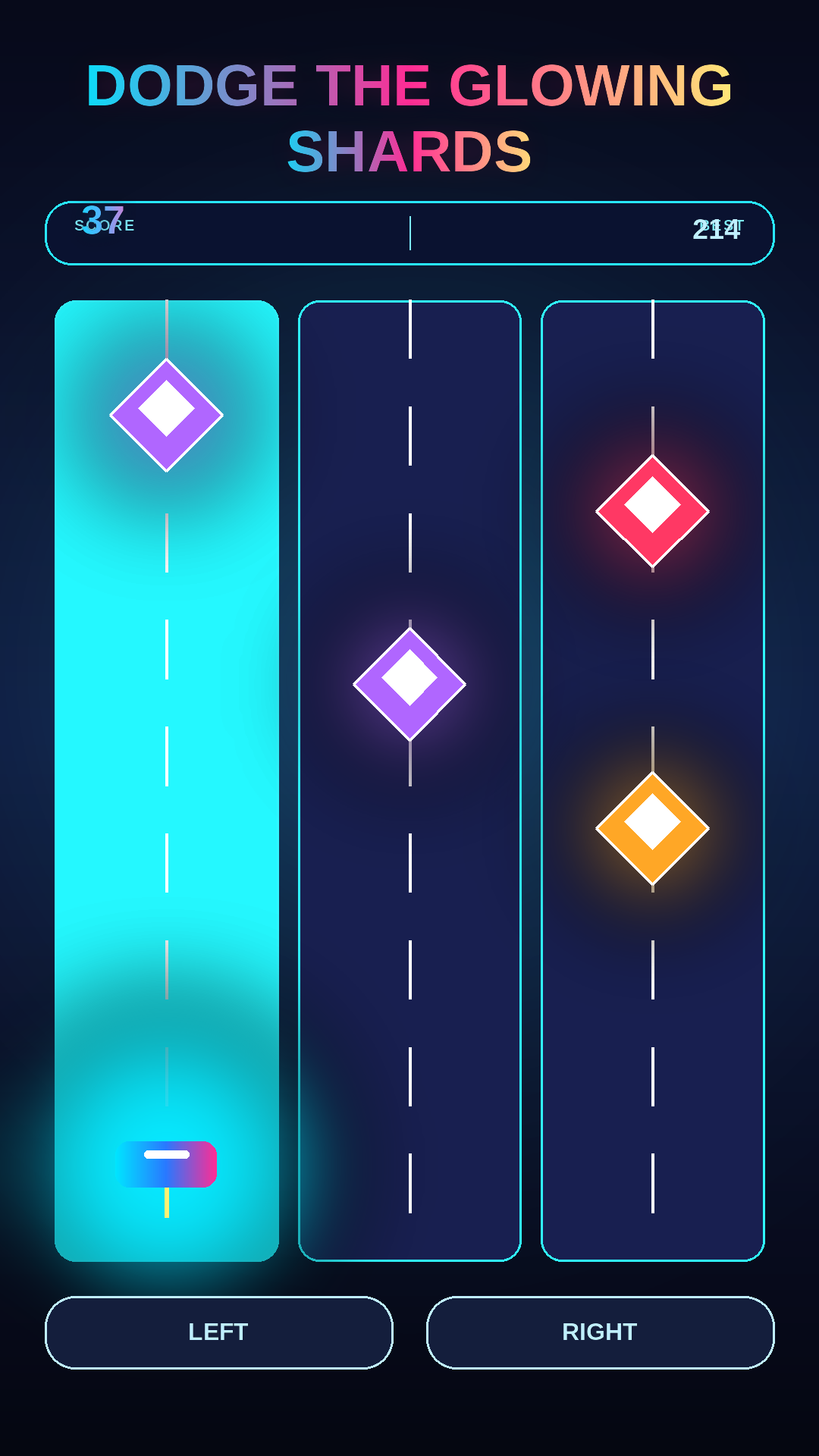 Prism Dash: Neon Dodge screenshot
