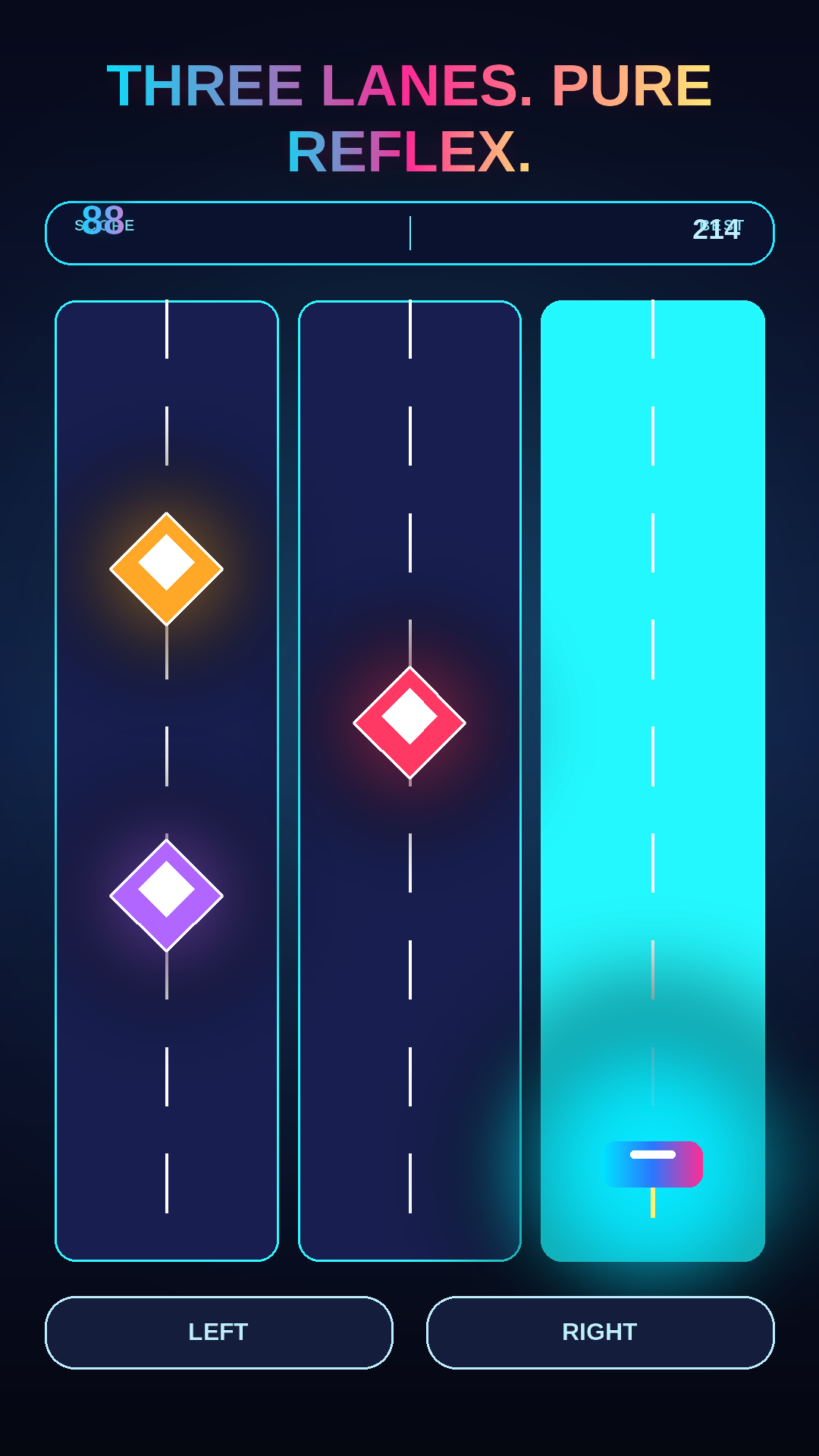 Prism Dash: Neon Dodge screenshot