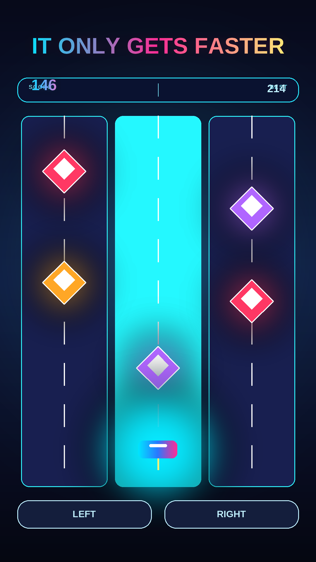 Prism Dash: Neon Dodge screenshot
