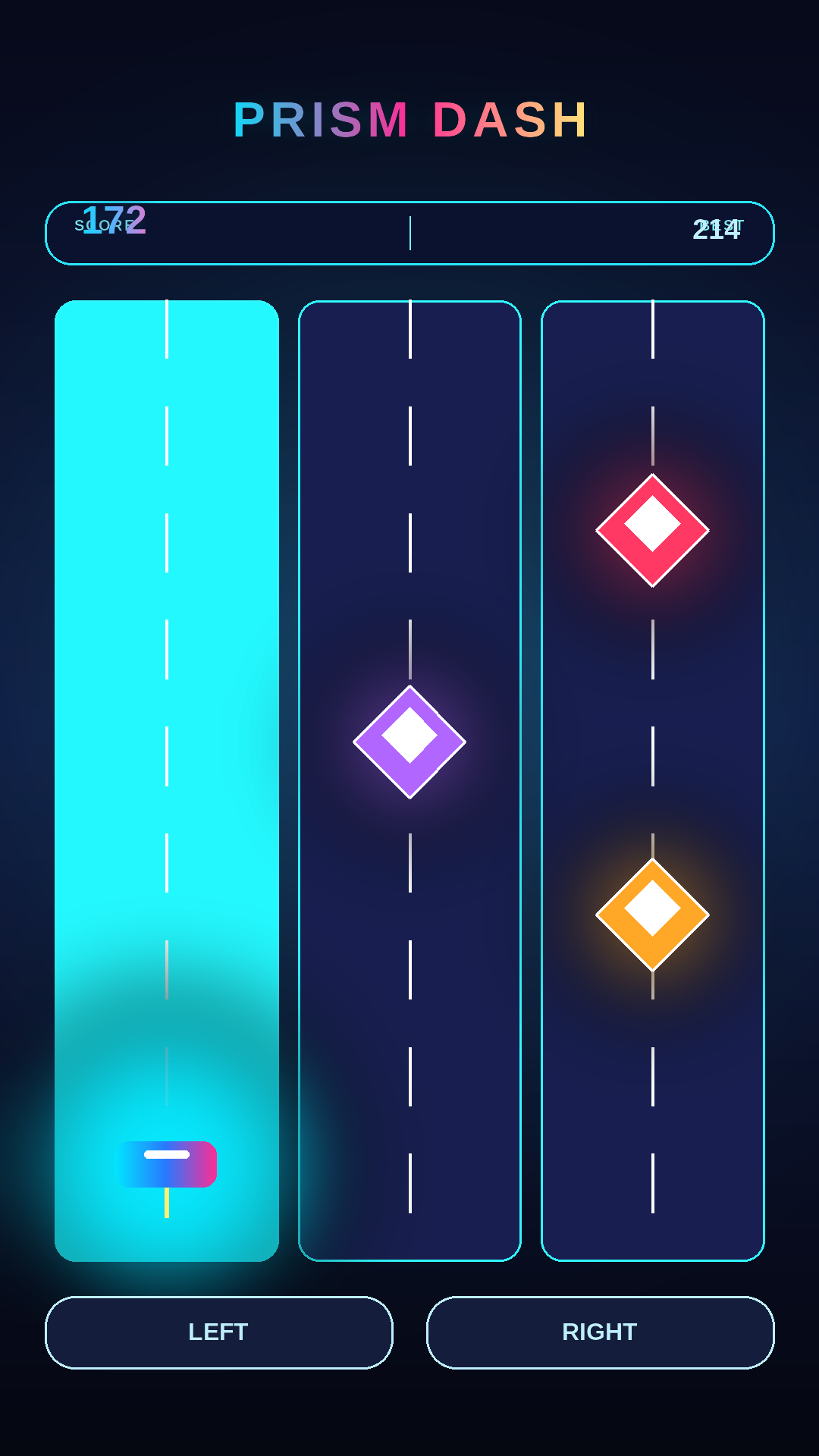 Prism Dash: Neon Dodge screenshot