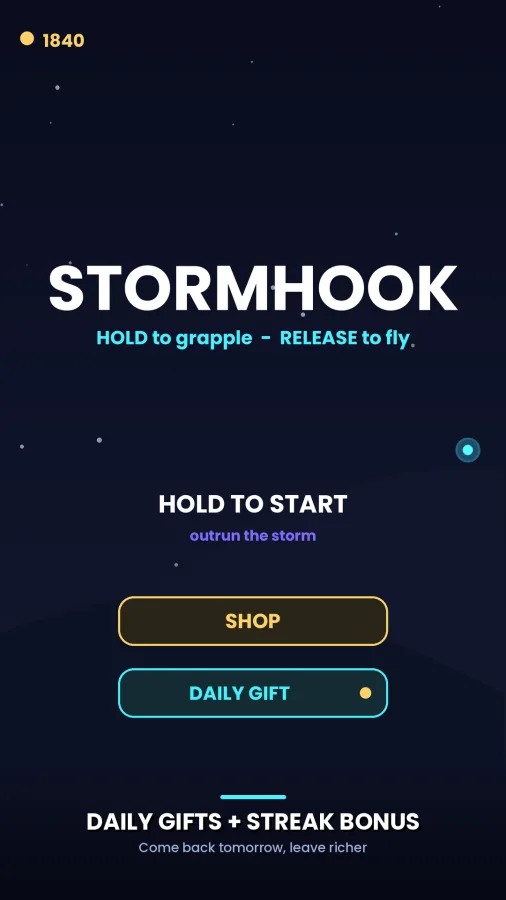 Stormhook: Rope Swing Dash screenshot